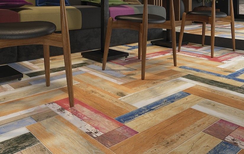 Керамогранит Cersanit Colorwood многоцветный 18,5х59,8