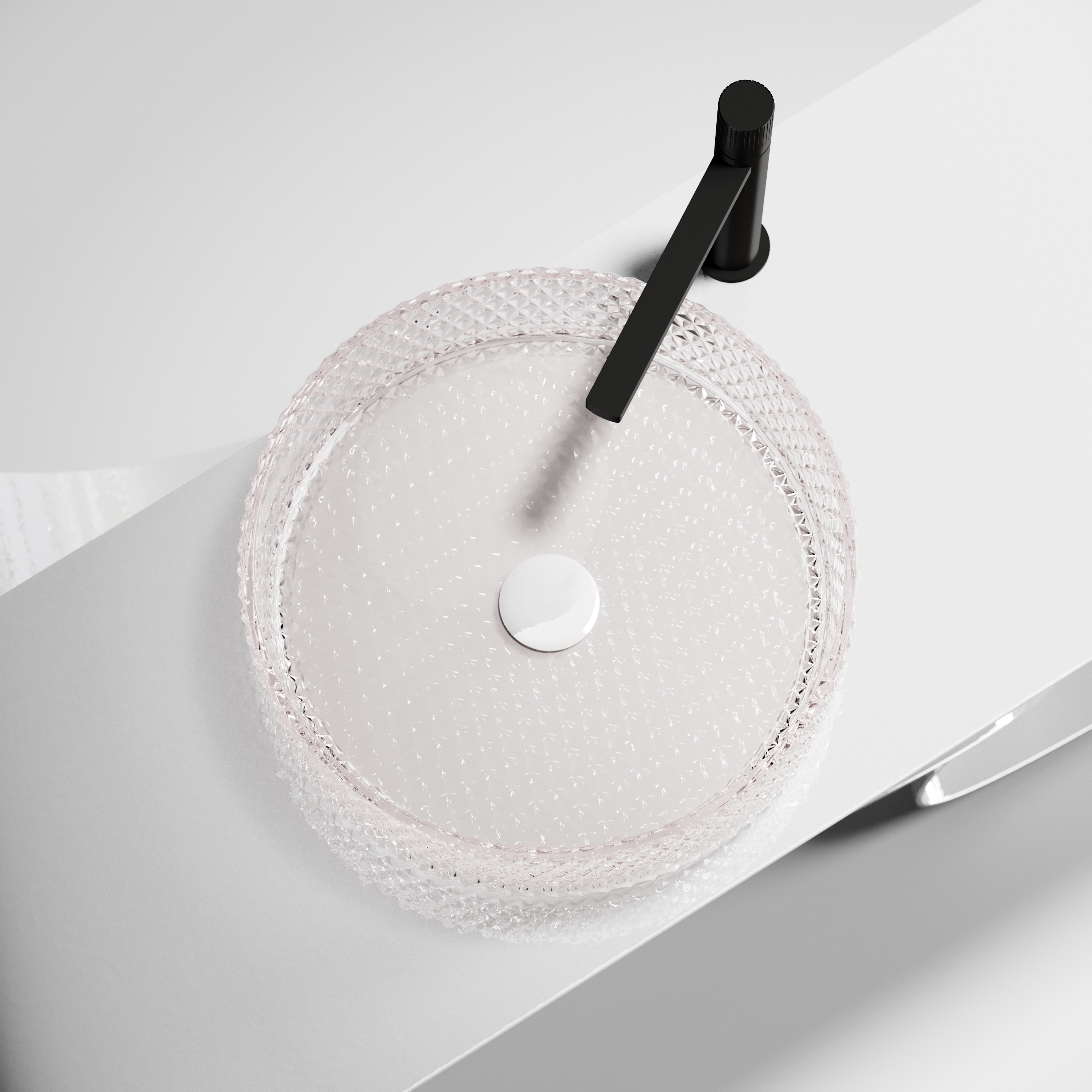 Рукомойник Ceramica Nova Cristal 36 см CN6061 розовая