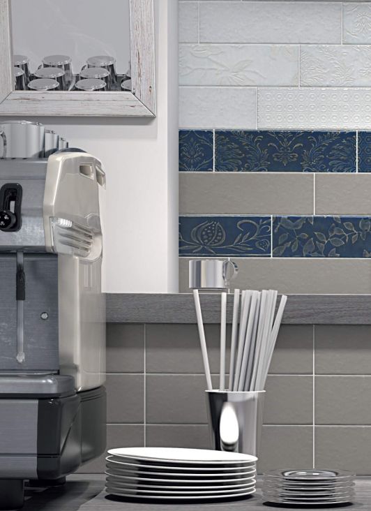 Керамическая плитка Kerama Marazzi Панно Кампьелло зеленый 51x28,5 (6 частей)