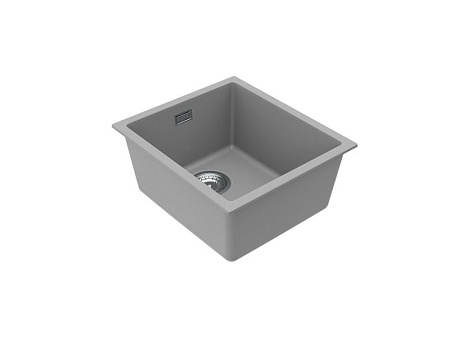 Мойка кухонная Alveus OMNI 20 GRANITAL CONCRETE-G81 450x450x198 с сифоном 1145083
