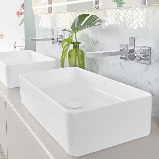 Раковина Villeroy&Boch Collaro 4A205601 56x36 см прямоугольная без перелива