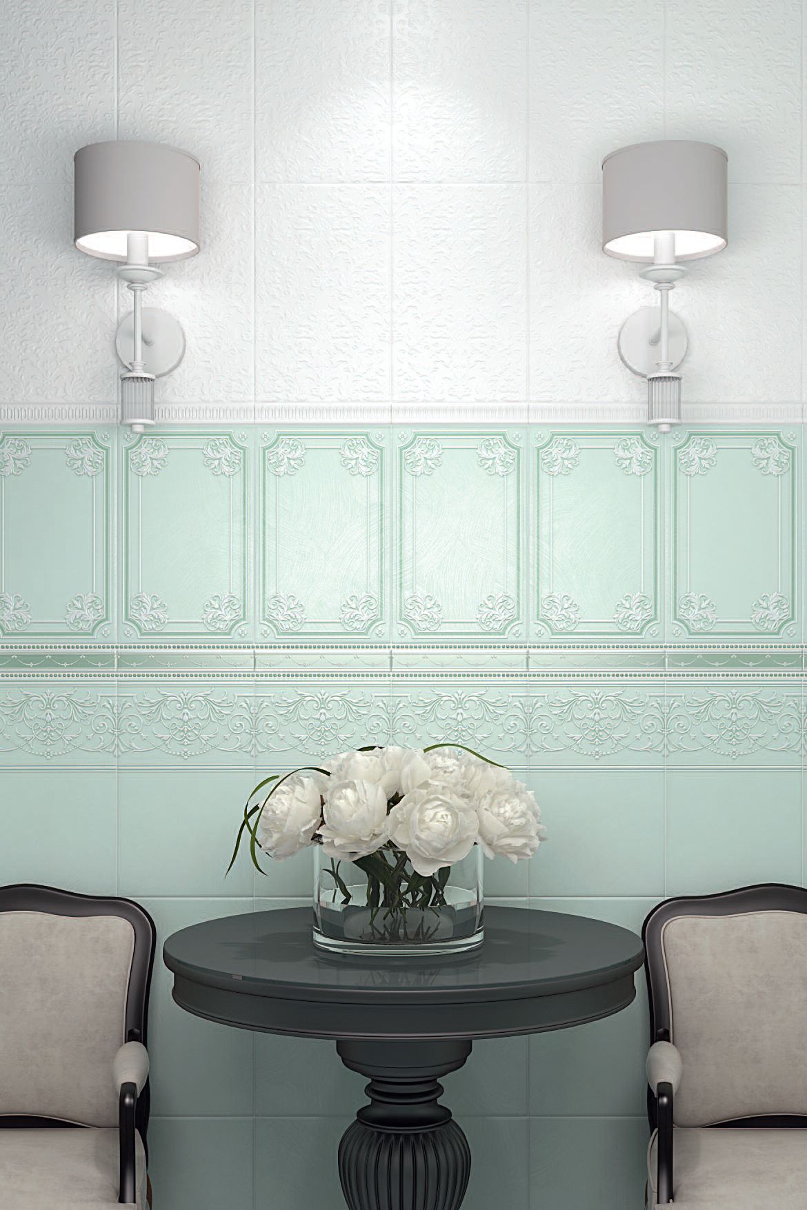 Керамическая плитка Kerama Marazzi Бордюр Карандаш белый матовый 2х25