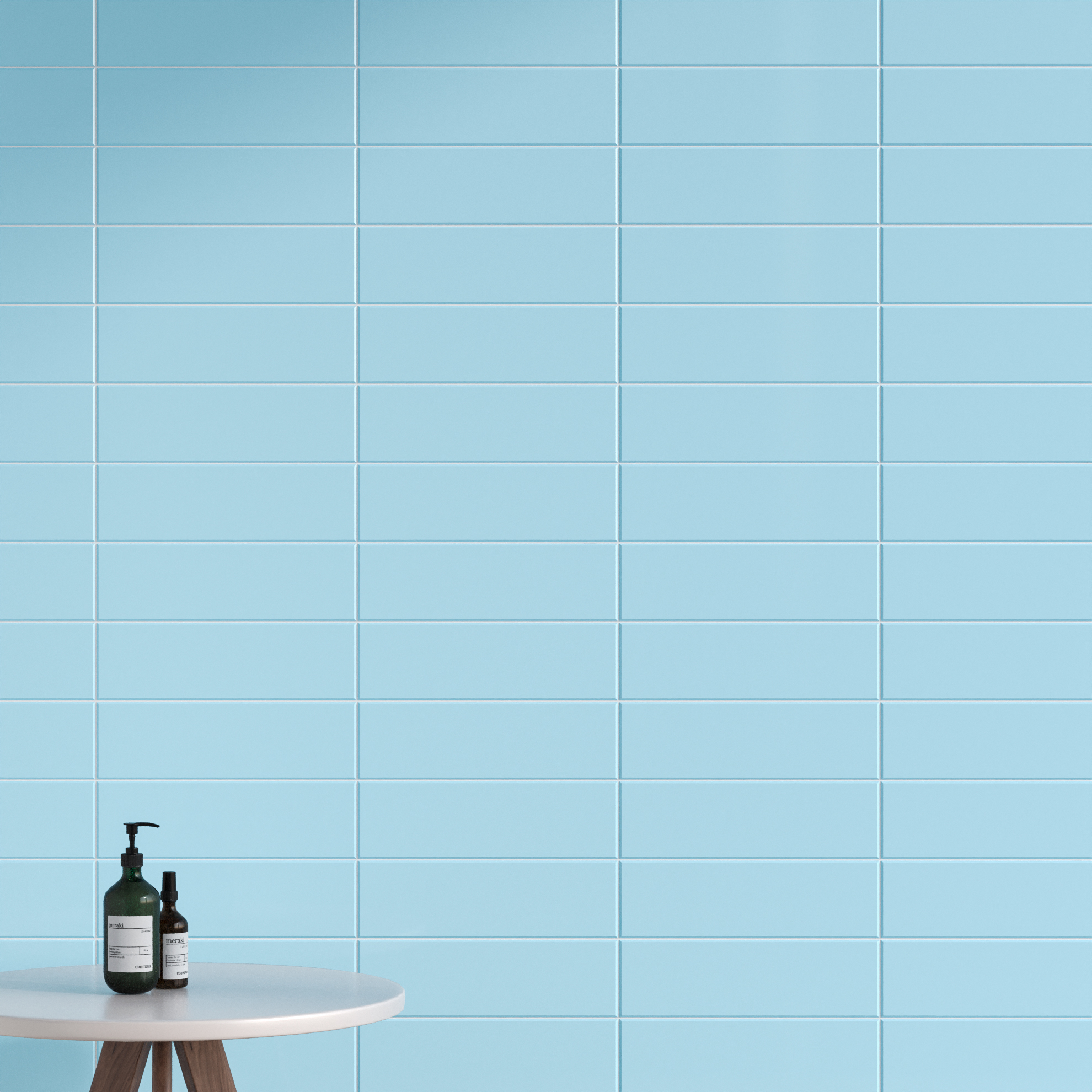 Керамическая плитка Kerama Marazzi Плитка Баттерфляй голубой 8,5х28,5