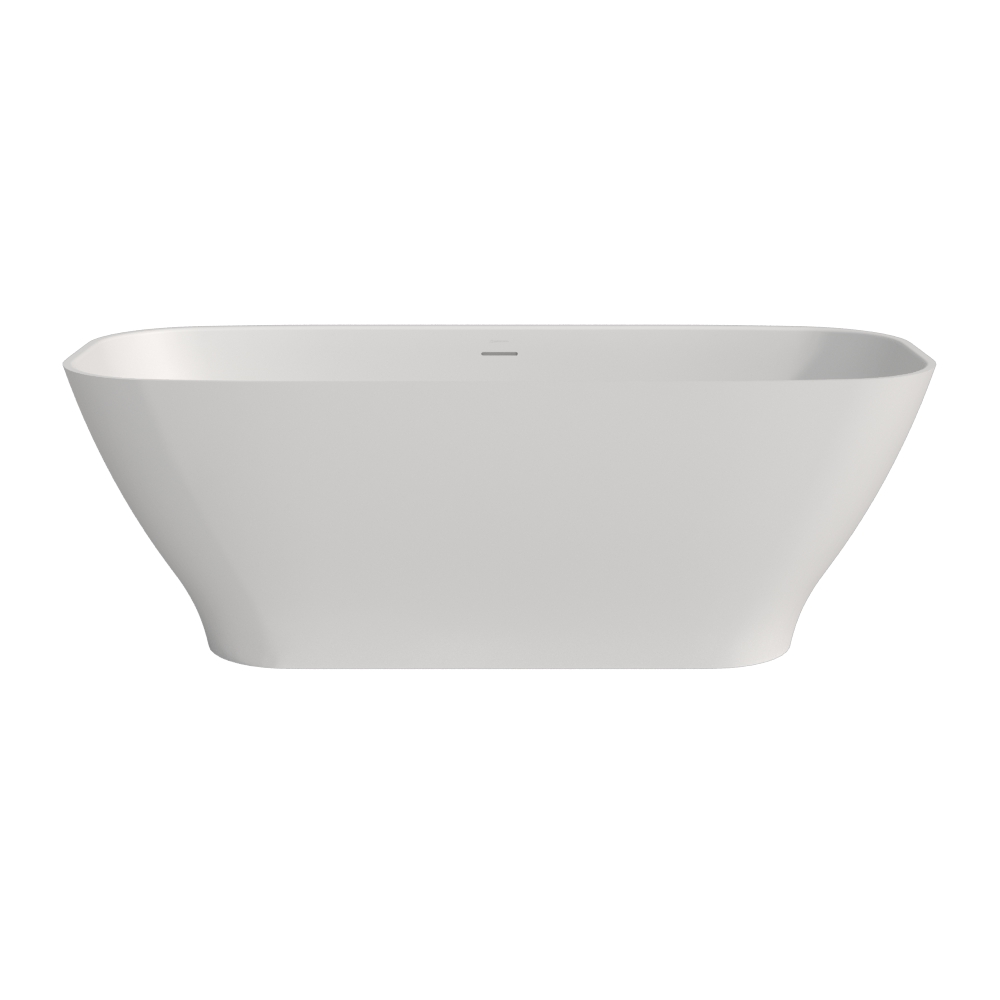 Ванна из искусственного камня 170х70 см Whitecross Clover 0220.170072.200 матовая белая