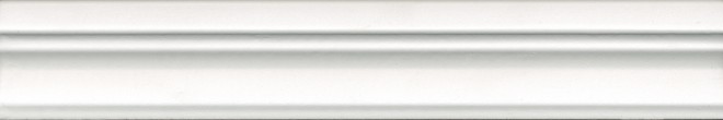 BLC025R Багет Магнолия белый матовый обрезной 30х5 бордюр