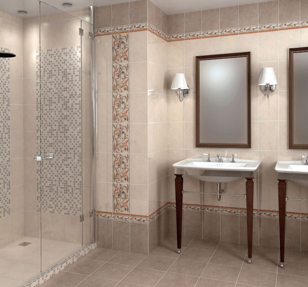 Керамическая плитка Kerama Marazzi Бордюр Вилла Флоридиана 5,7х20