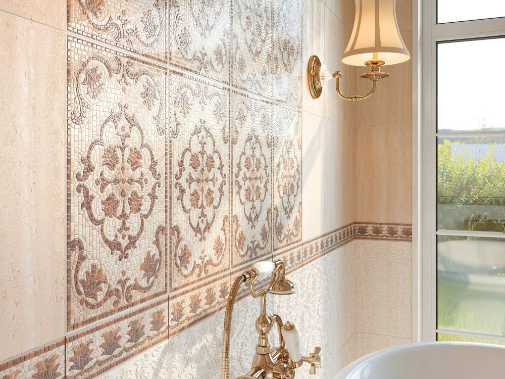 Керамическая плитка Kerama Marazzi Плитка Пантеон беж светлый 25х40