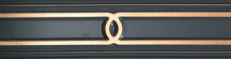 Декор Marvel Gold Black 7,8x30,5 (LVGB)