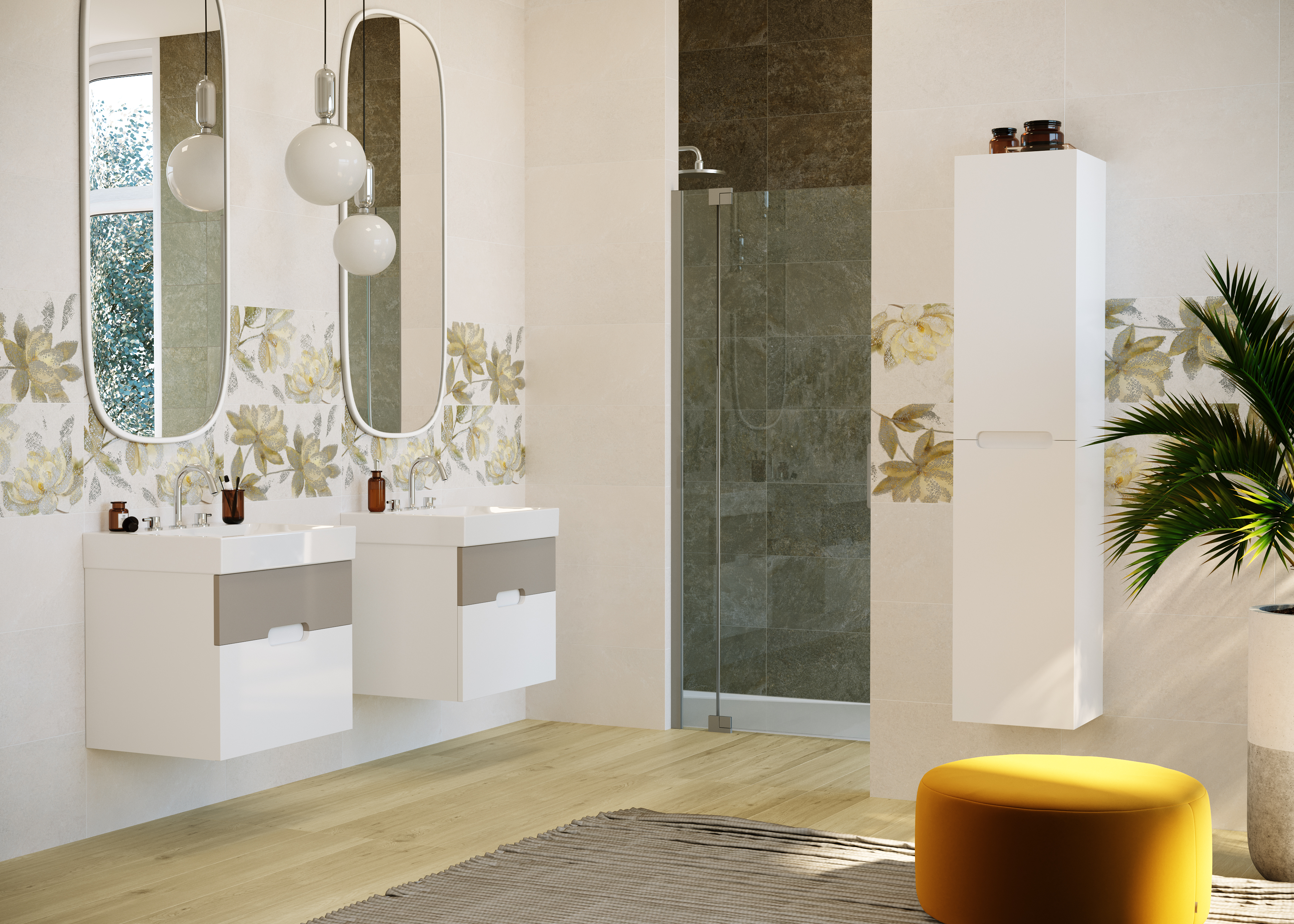 Керамическая плитка Creto Декор Pernelle A 31х61