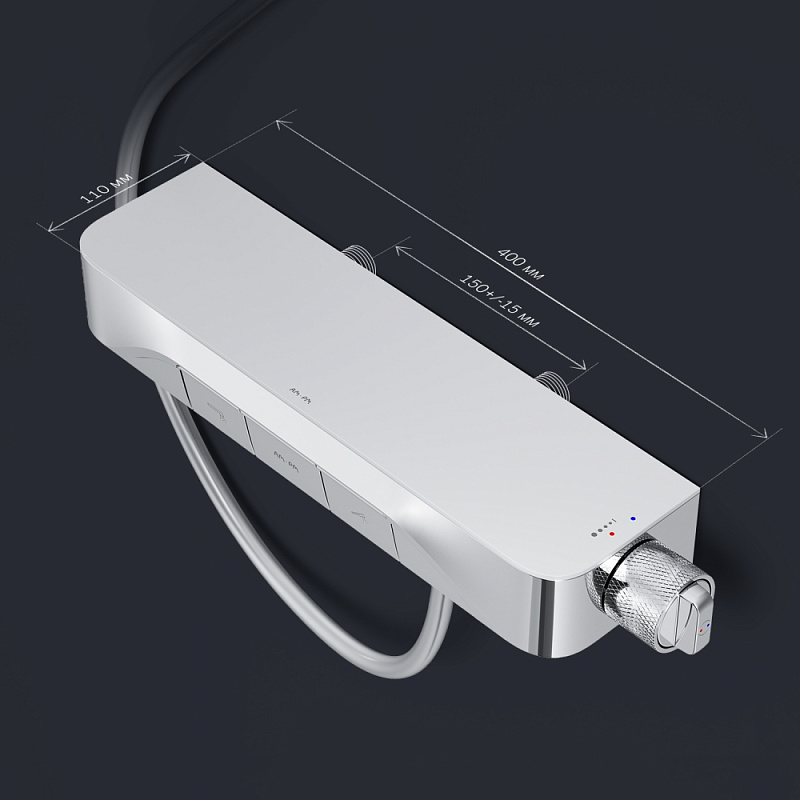 Смеситель для душа AM.PM Func F8F10500 полка, хром