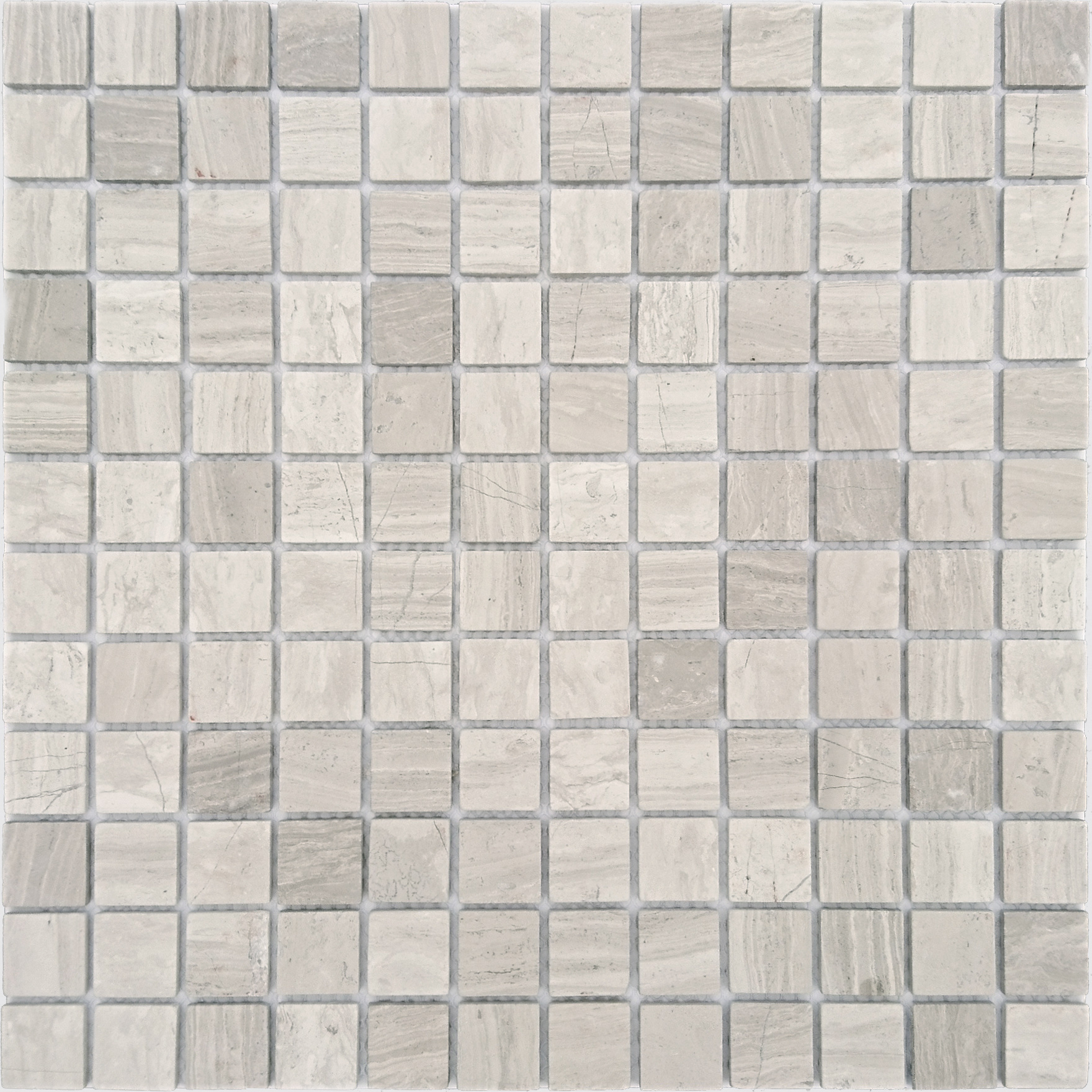Мозаика Caramelle Travertino Silver MAT 23x23x4