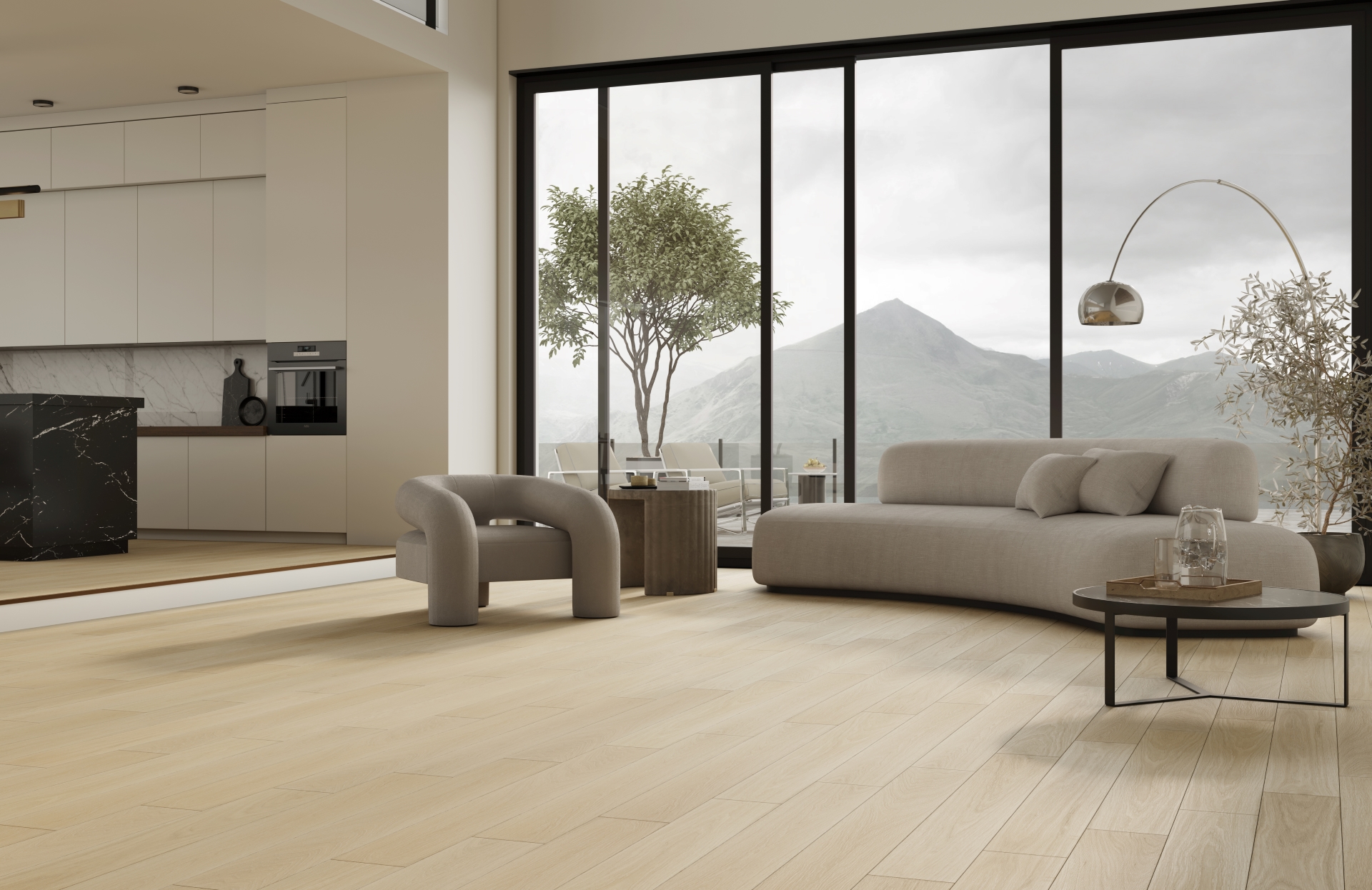 Кварцевый паркет Quartz Parquet Классик 5 мм Дуб Испанский 404