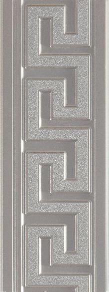 Керамическая плитка Marazzi Italy Бордюр Listello Evolutionmarble Riv. Argento 12х32,5