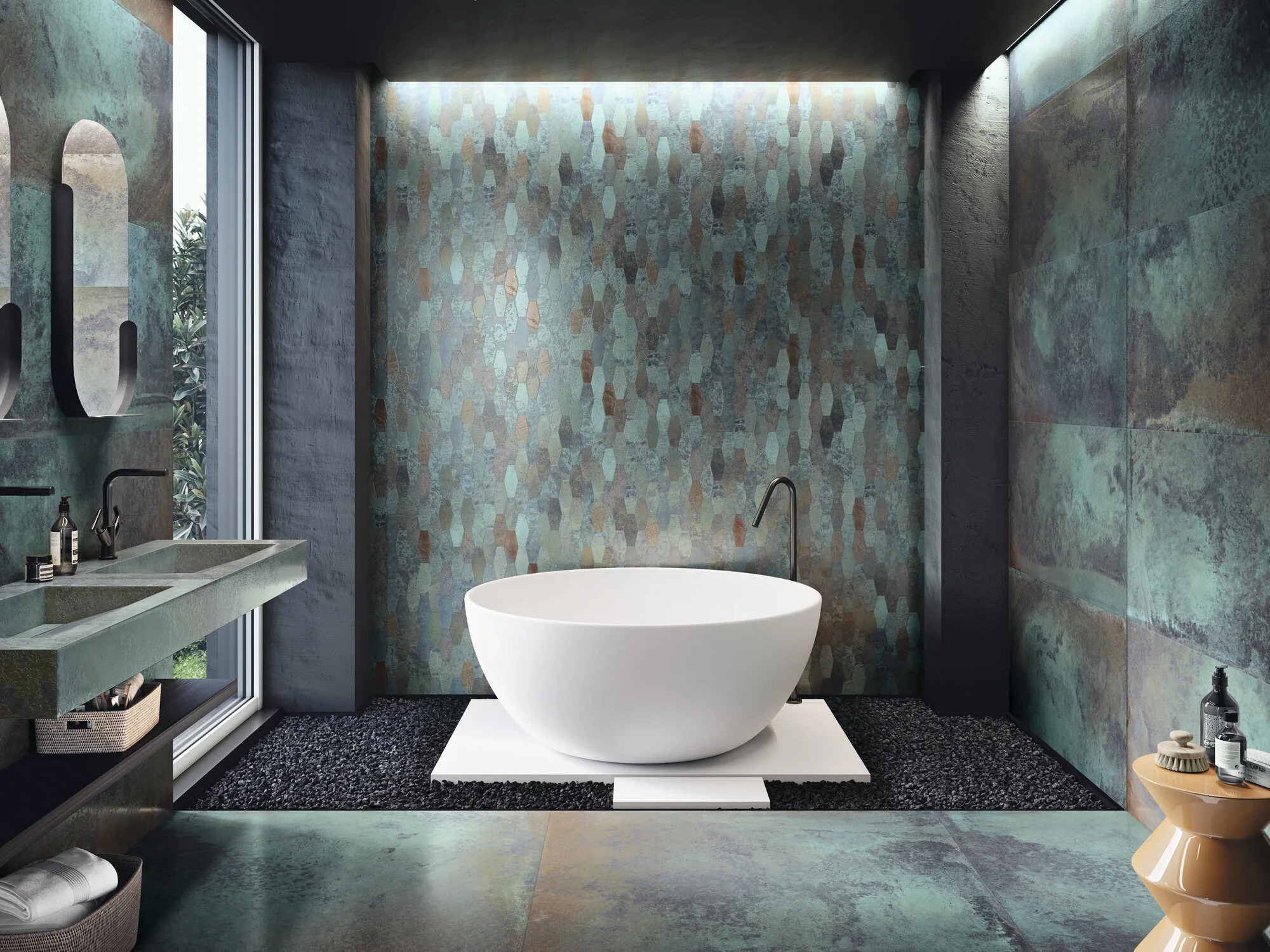 Керамогранит Ape Ceramica Reef Aquamarine Honed Rect. 60х120