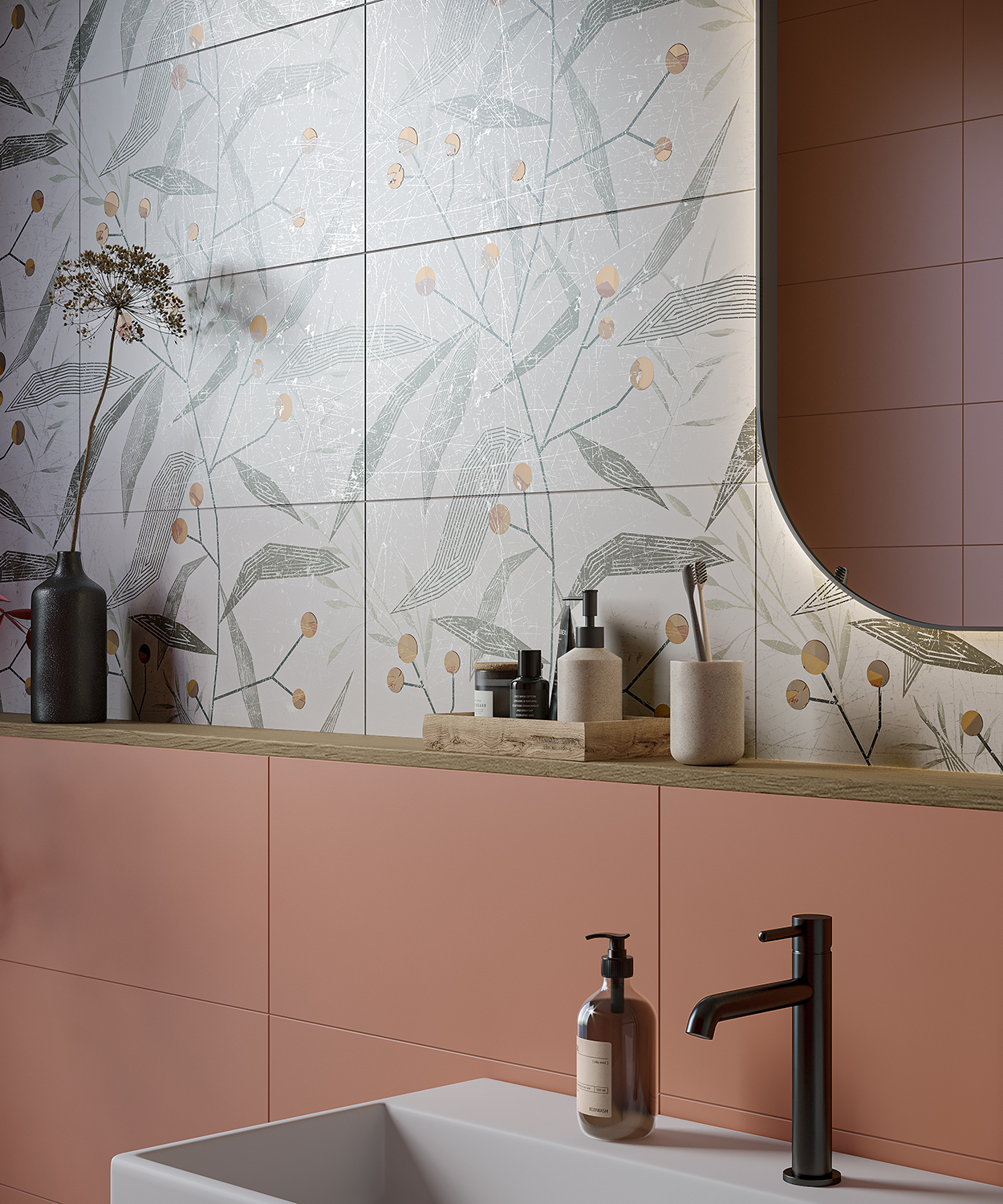 Керамическая плитка Creto Плитка Seventies Skin 30х60