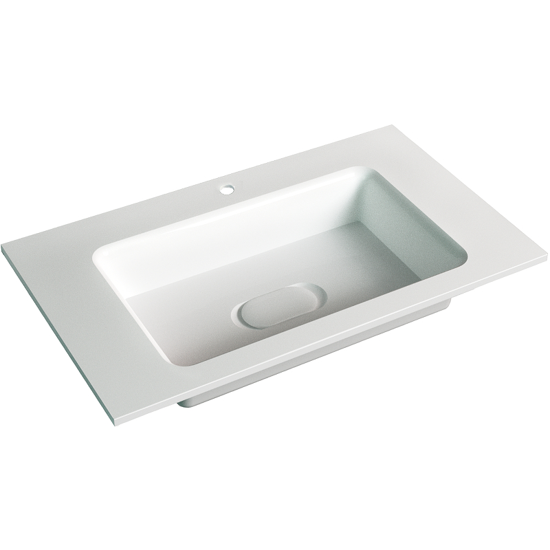 Раковина Jorno Modul Mol.08.80/W 80 см, белая