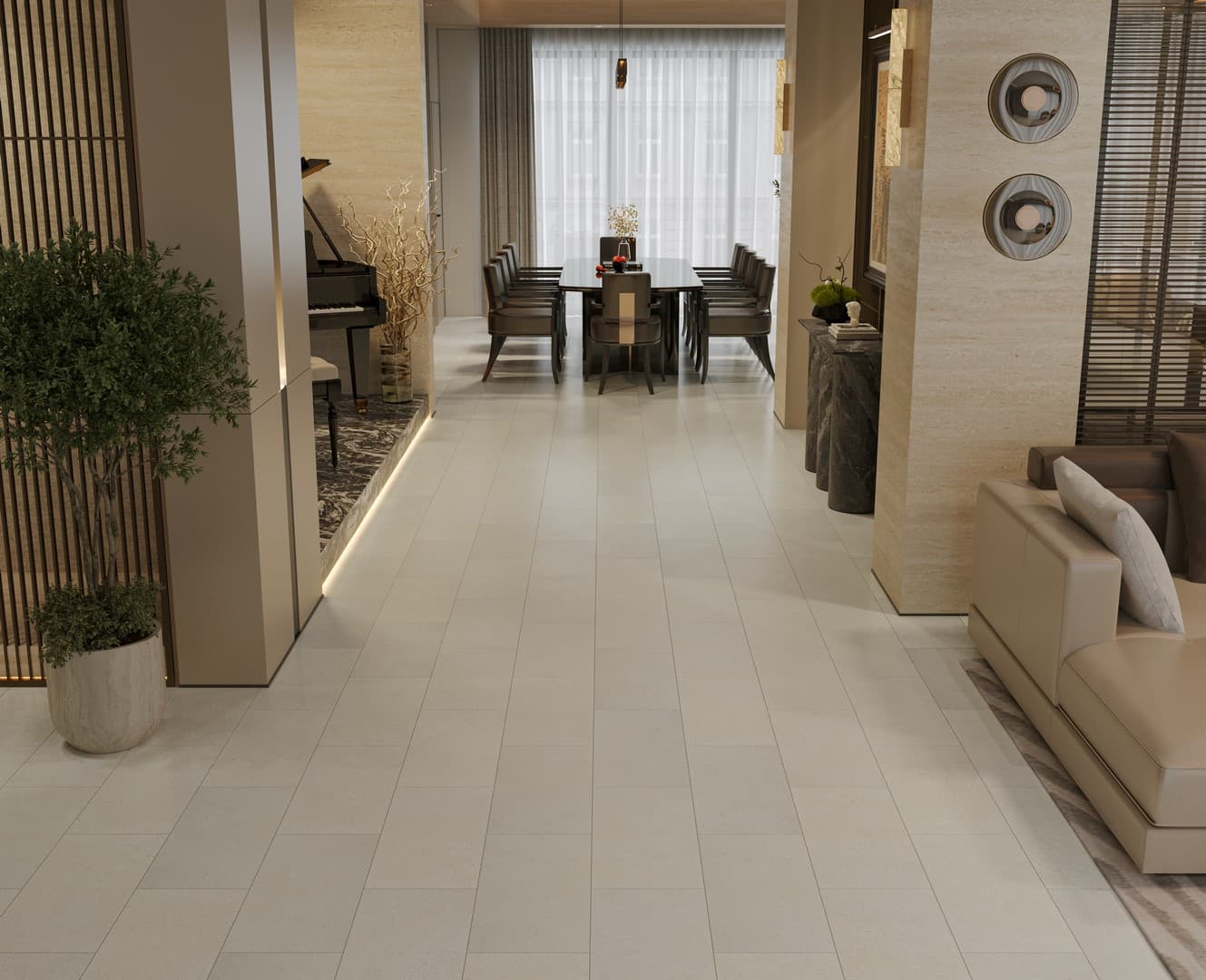 Ламинат Бежевый камень (Pietra Beige) LF402-08