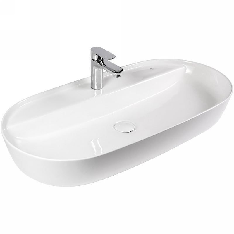 Раковина Bond Oval 80 см S01-800 белый глянец
