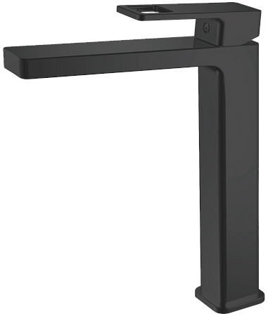 Смеситель для раковины HAIBA HB11615-7, высокий, латунь, черный