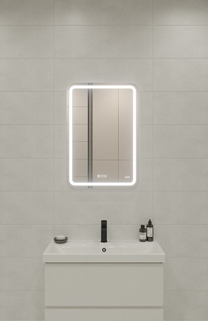 Зеркало Cersanit LED DESIGN PRO 051 55 bluetooth с подсветкой прямоугольное