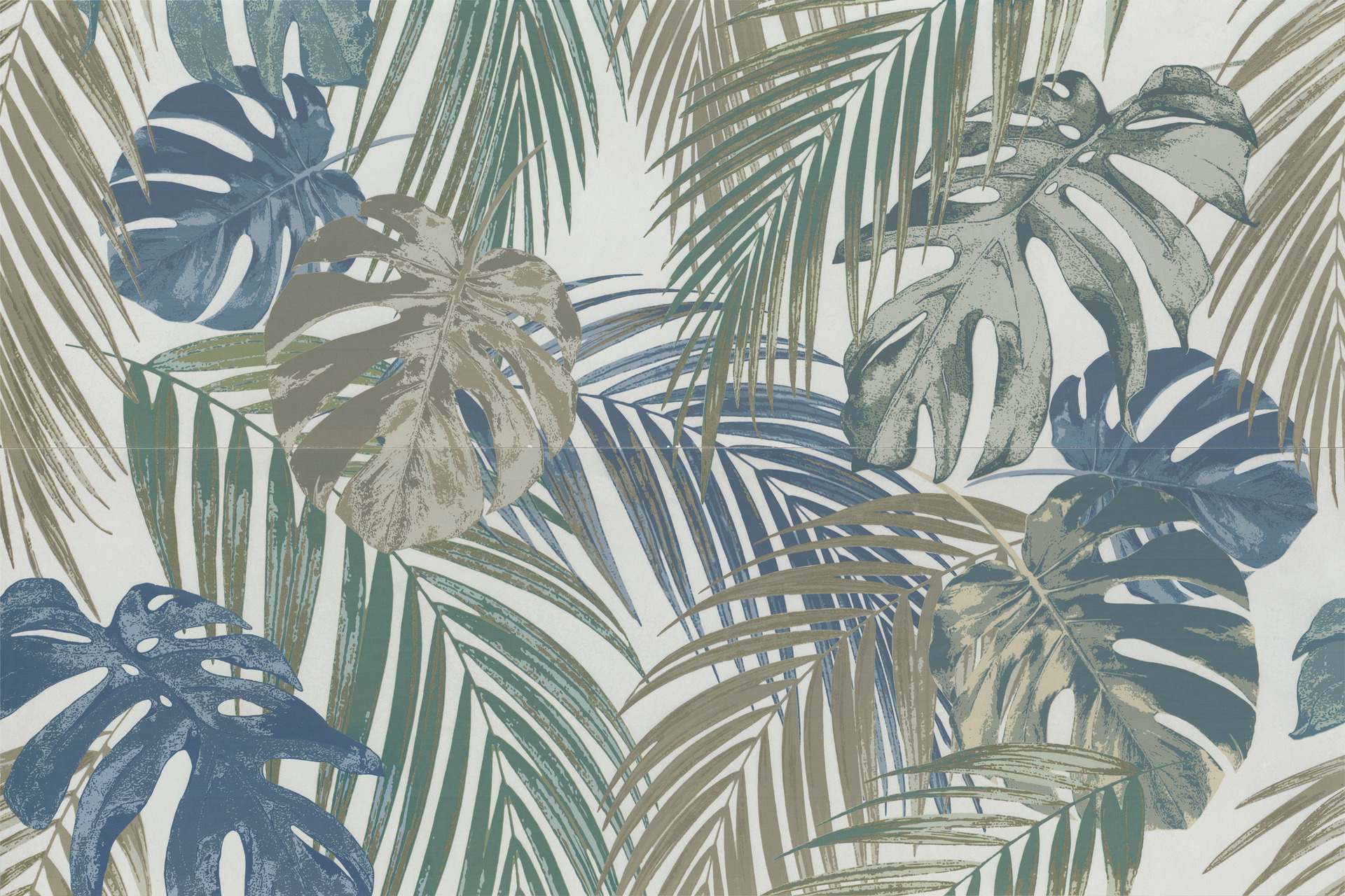 Керамическая плитка Marazzi Italy Декор Momenti Decoro Ferns Bianco 80х120