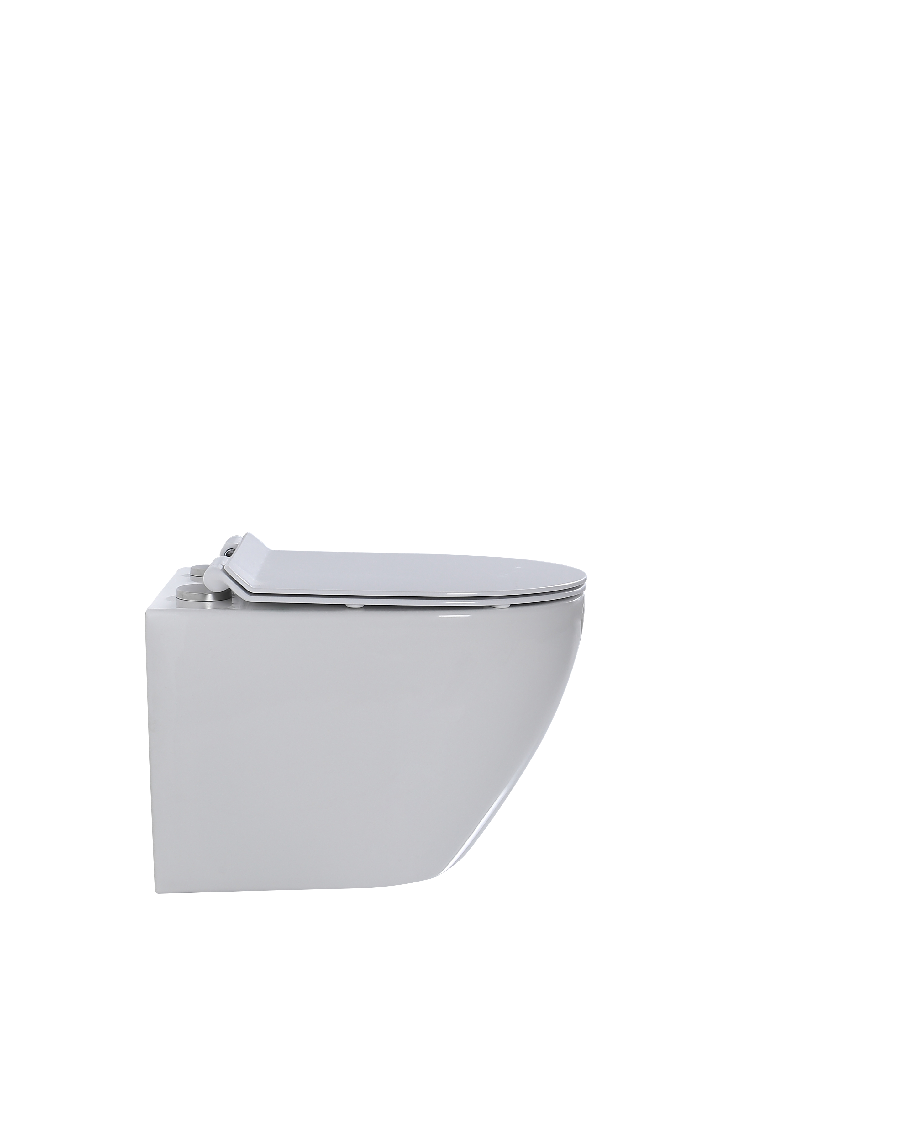 Унитаз подвесной безободковый beWash Minimal BKWHR003480 с крышкой-сиденьем микролифт, белый глянец