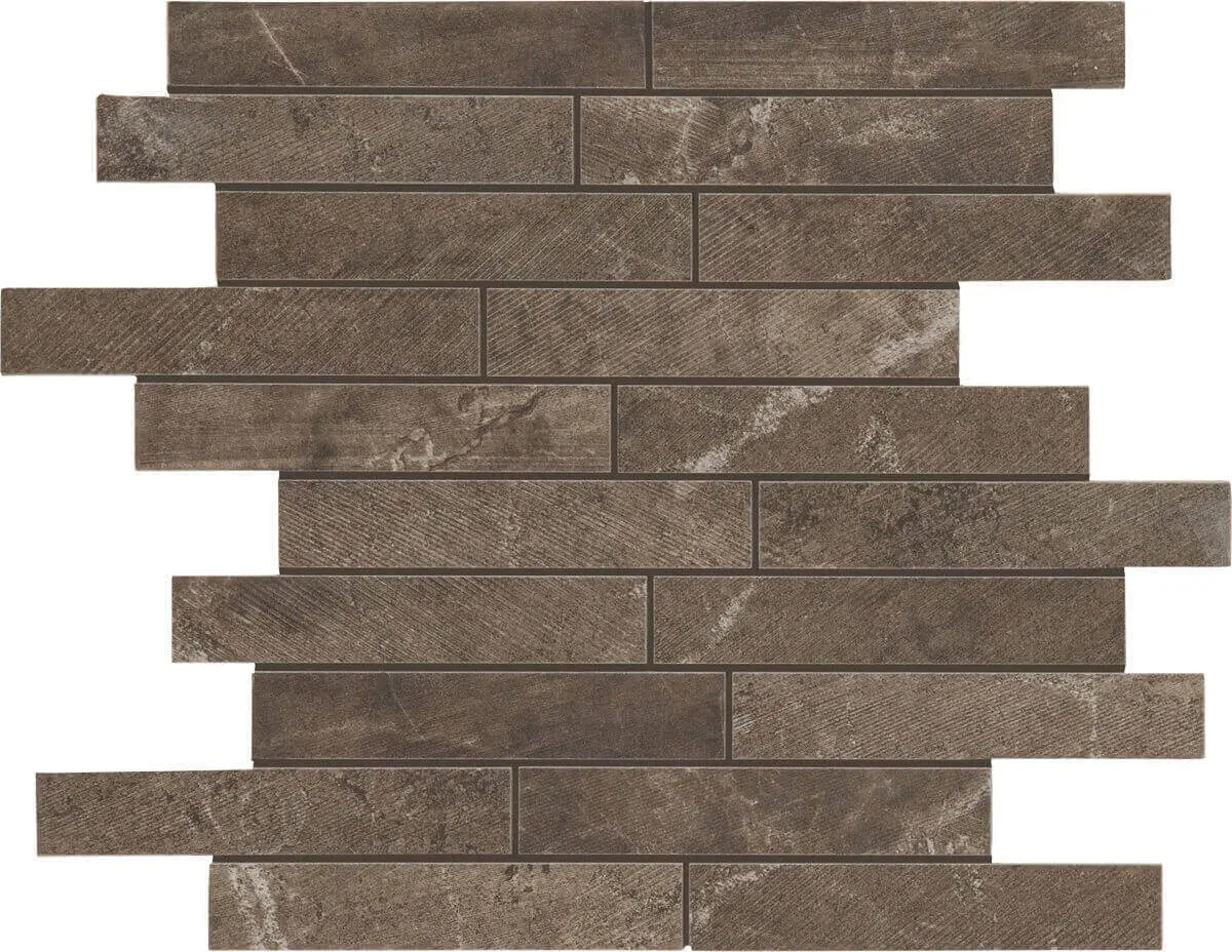 Керамогранит Marazzi Italy Декор Blend Brown Mosaico 30х30