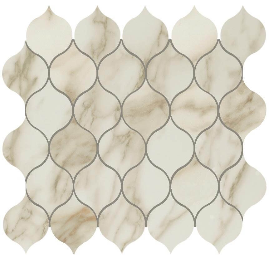 Мозаика Marvel Royal Calacatta Drop Mosaic (9EDC) 27,2x29,7