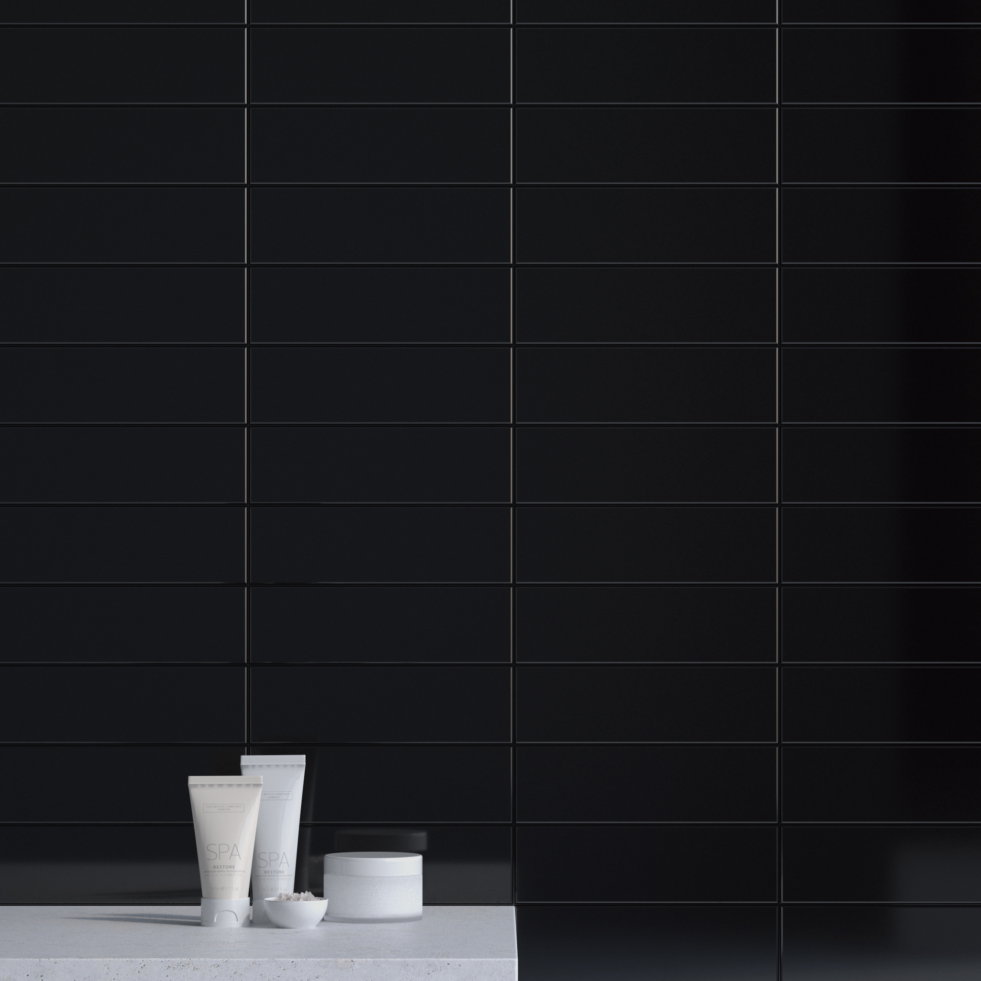 Керамическая плитка Kerama Marazzi Плитка Баттерфляй черный 8,5х28,5