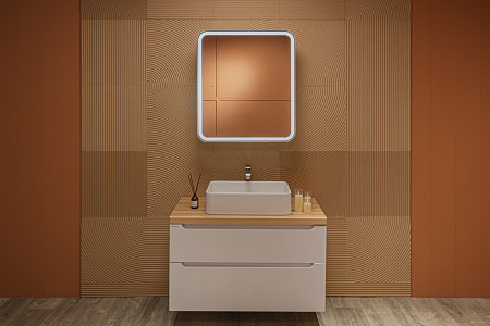 Зеркало-шкаф Silver Mirrors Фиджи Flip 70 ИК (700х800, бесконтактный сенсор)