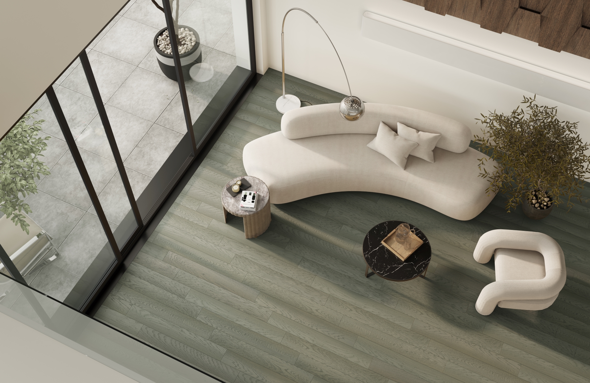 Кварцевый паркет Quartz Parquet Классик 7 мм Дуб Средиземноморский 409