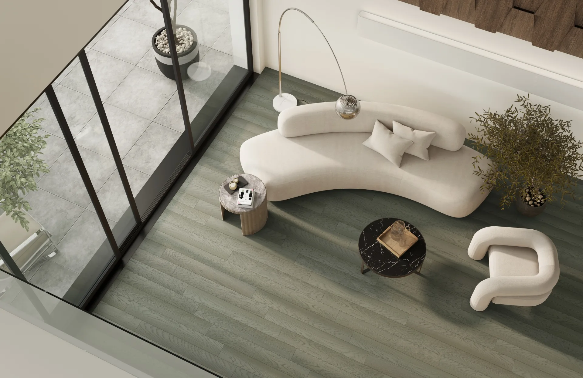 Кварцевый паркет Quartz Parquet Классик 5 мм Дуб Средиземноморский 409
