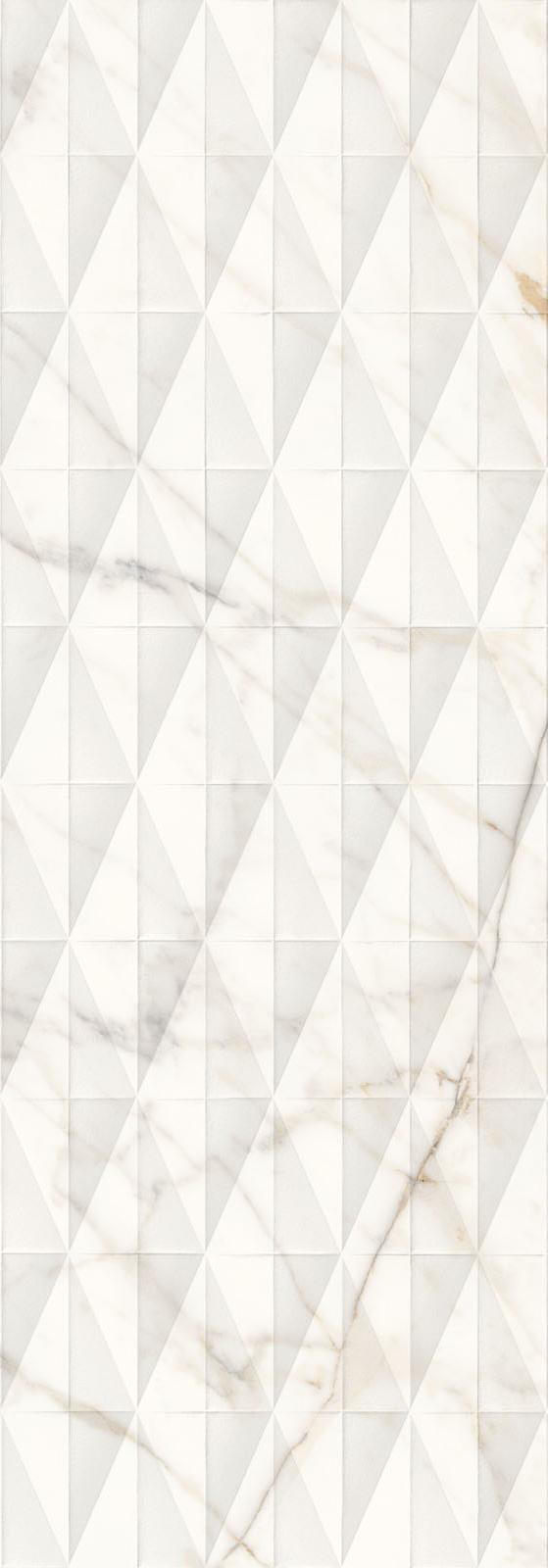 Керамическая плитка Marazzi Italy Плитка Allmarble Wall Golden White Struttura Pave Satin 3D 40х120