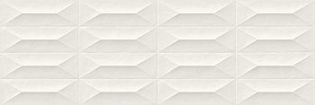 Керамическая плитка Marazzi Italy Плитка Colorplay White Struttura Cabochon 3D Rett. 30х90