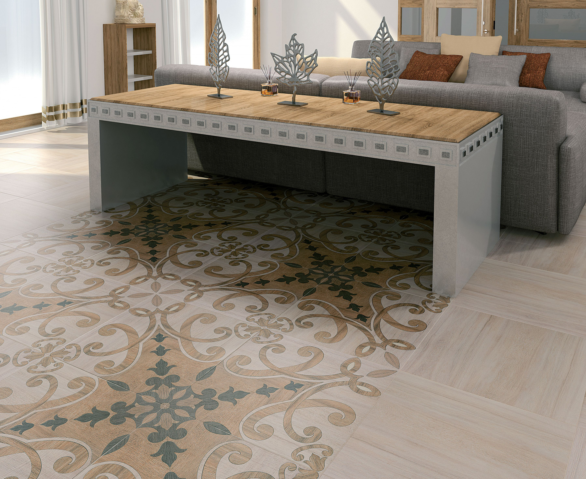 Керамогранит Kerama Marazzi Якаранда коричневый 50,2х50,2