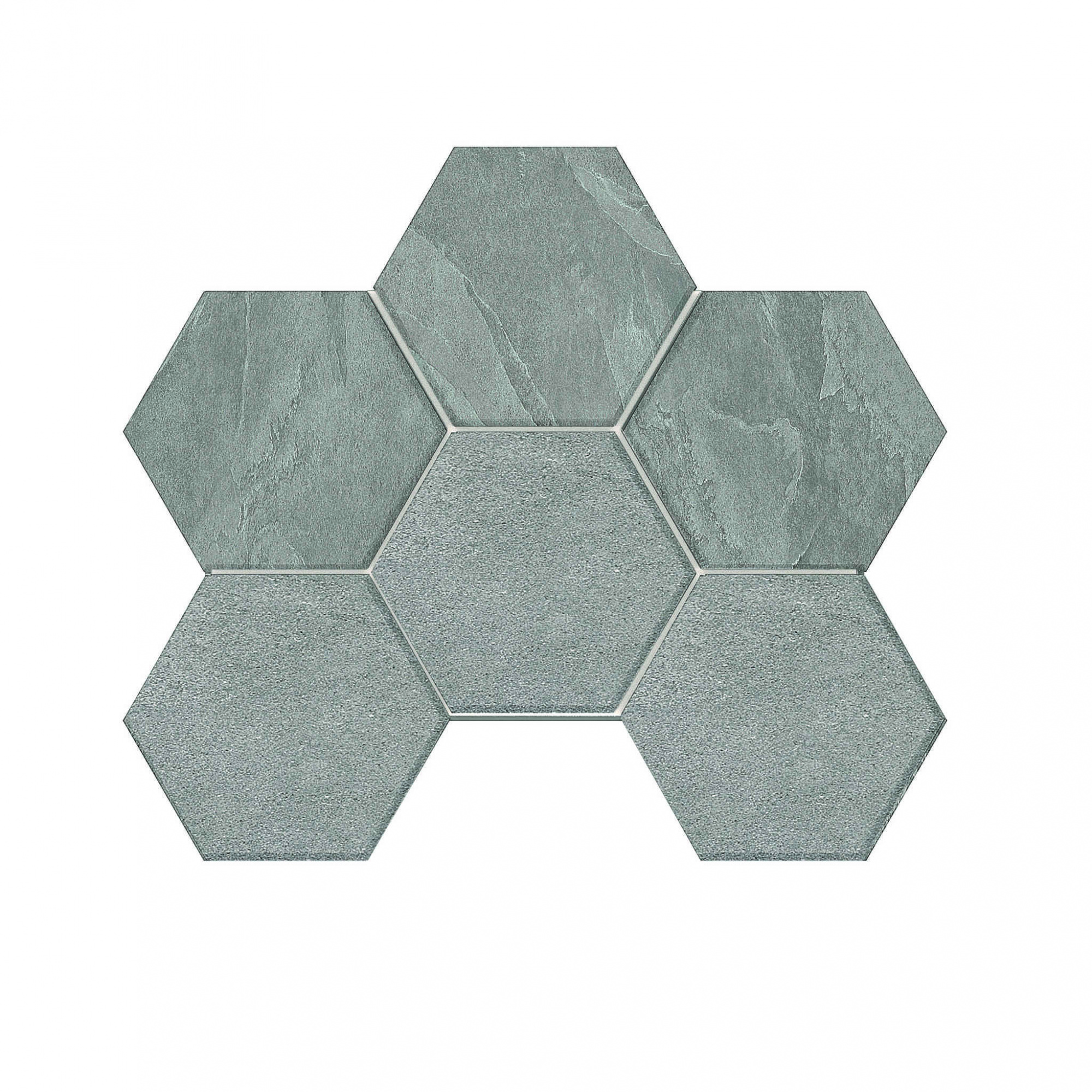 Мозаика Estima LN02/TE02 Hexagon 25x28,5 непол.