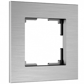 Рамка на 1 пост AluMax (алюминий) W0013506