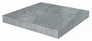Керамогранит Kerama Marazzi Ступень угловая клееная Про Матрикс серый темный 33х33