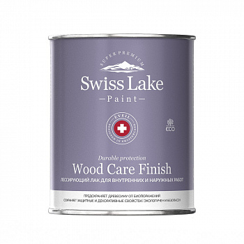 Лессирующая Лазурь Swiss Lake Wood Care Finish на водной основе (бесцветный) 0,9л