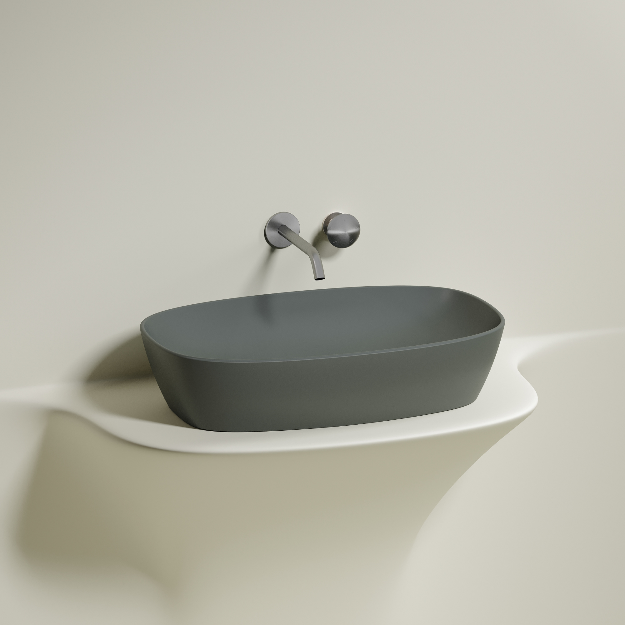 Раковина Ceramica Nova Element 60 см CN6049MH антрацит