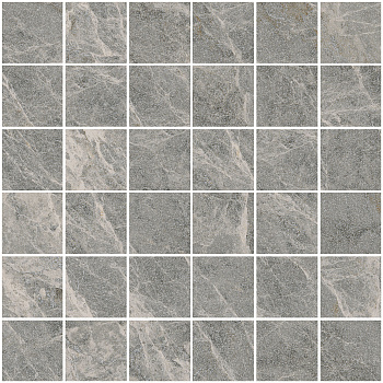 Мозаика Vitra Marmostone Темно-серый 7ЛПР (5х5) 30х30