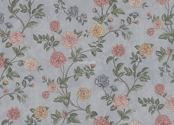 Z66807 Обои Zambaiti (Satin Flowers IV) (1*12) 10,05х0,53 винил на флизелине