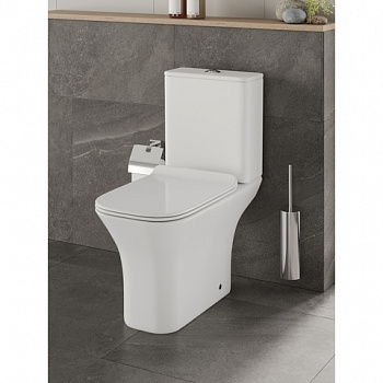 Orange C02-000w унитаз-компакт безободковый, с микролифтом