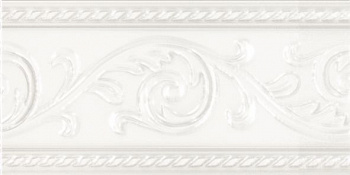 Керамическая плитка Carmen Бордюр Cenefa Yara Blanco 7,5х15
