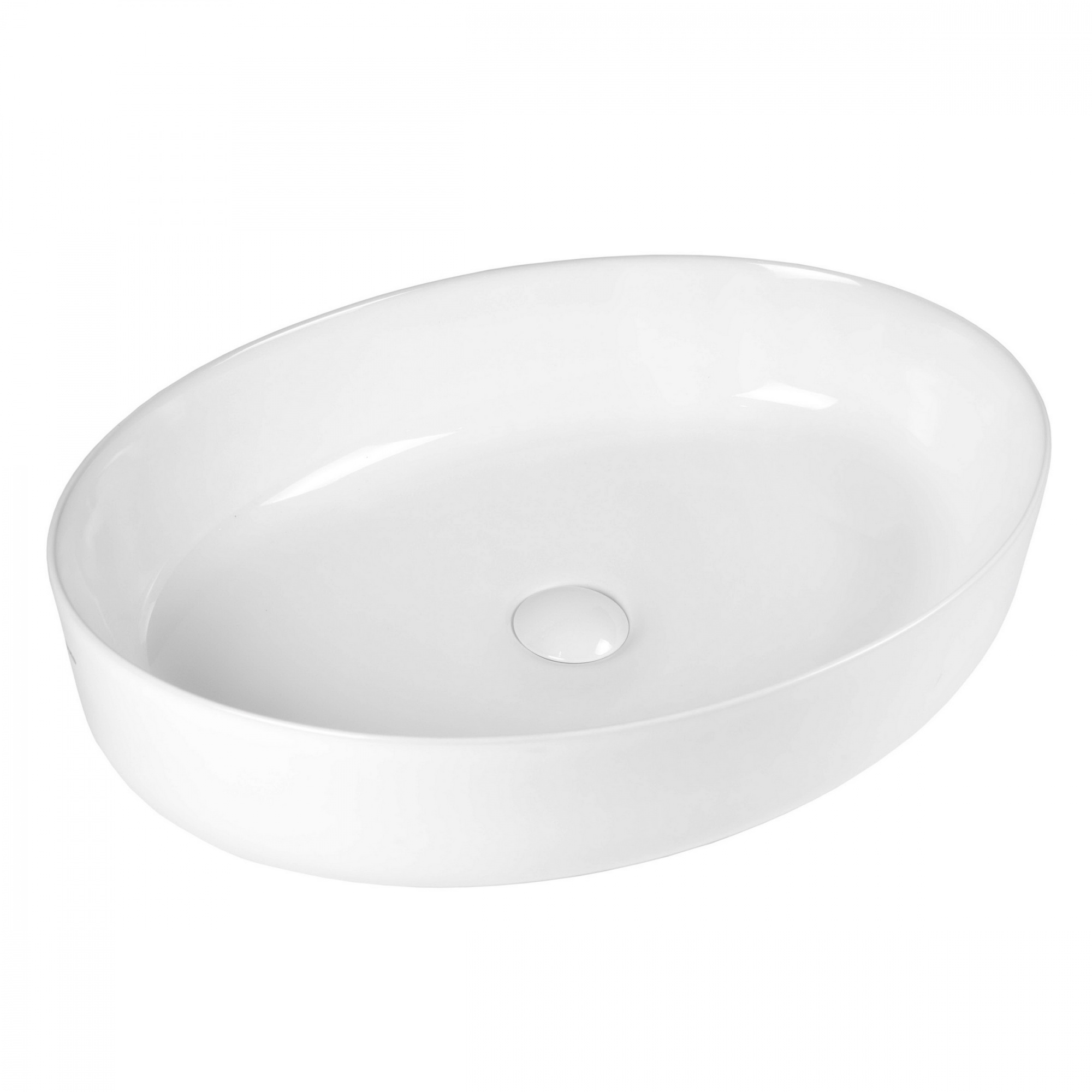 Раковина Bond Oval 55 см белая глянцевая