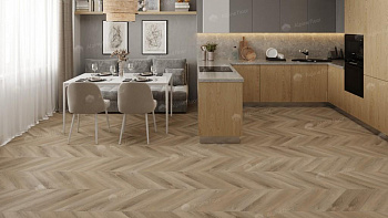 LVT плитка Дуб Синистра Chevron ECO 20-6
