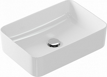 Раковина Cersanit на столешницу CREA 50 RECTANGULAR 0 отвер.