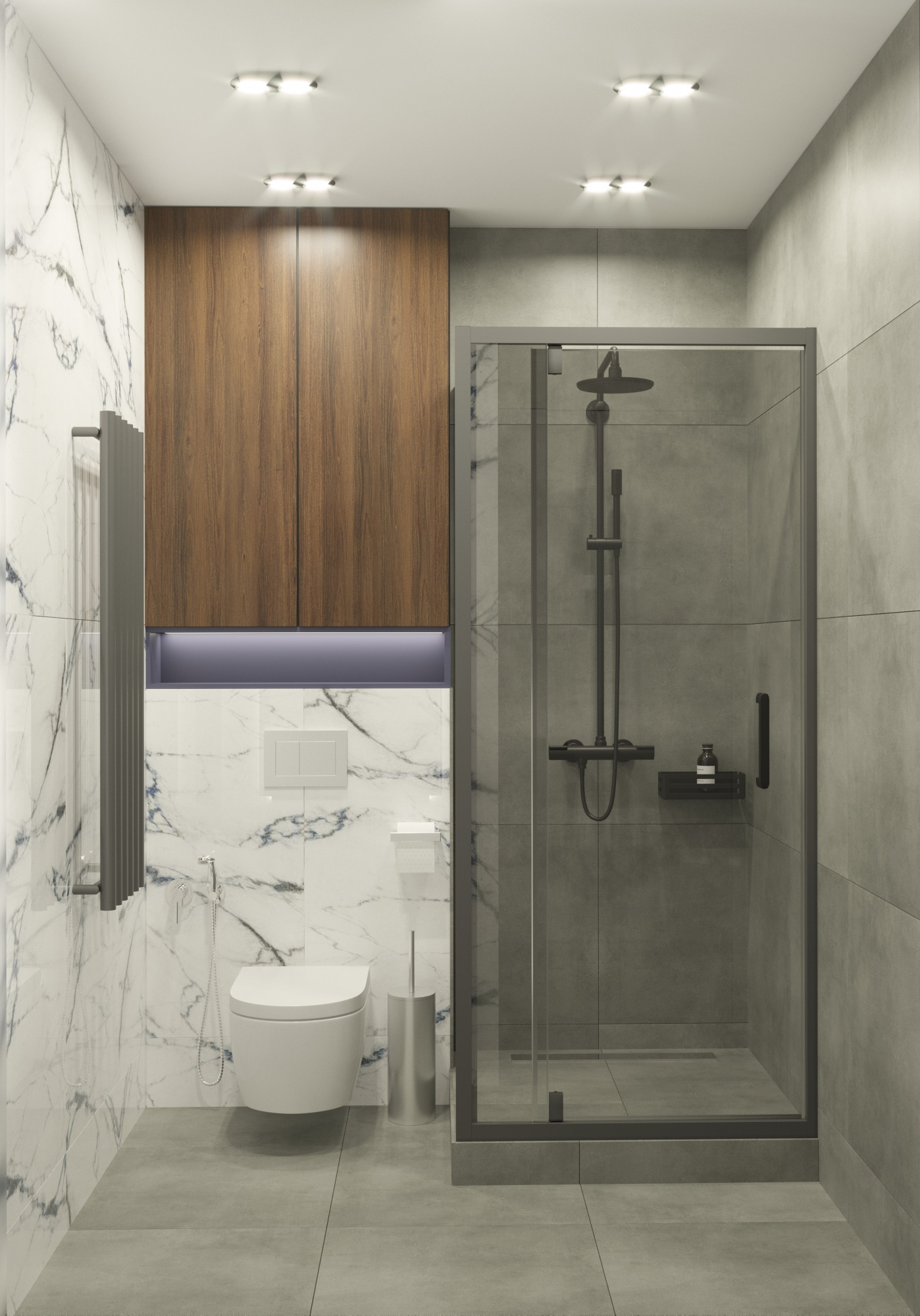 Керамогранит Gracia Ceramica Ferra blue PG 01 lappato 60х120