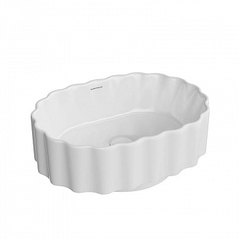 CC.wb.50/WHT Раковина ARTBASIN Conchiglia 50 см, цв белый глянцевый