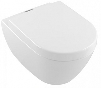 Подвесной унитаз без сиденья Villeroy & Boch Subway 2.0 5614A1R1
